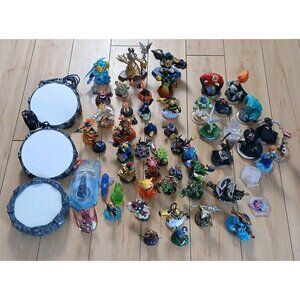 Skylanders & Disney Infinity Mixed Lot Of 50 Figures & Portals